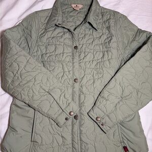 Woolrich Light Green Quilted Jacket